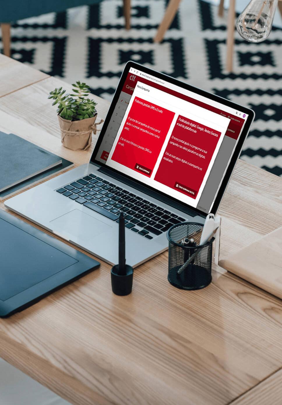 Portal para criar campanhas online